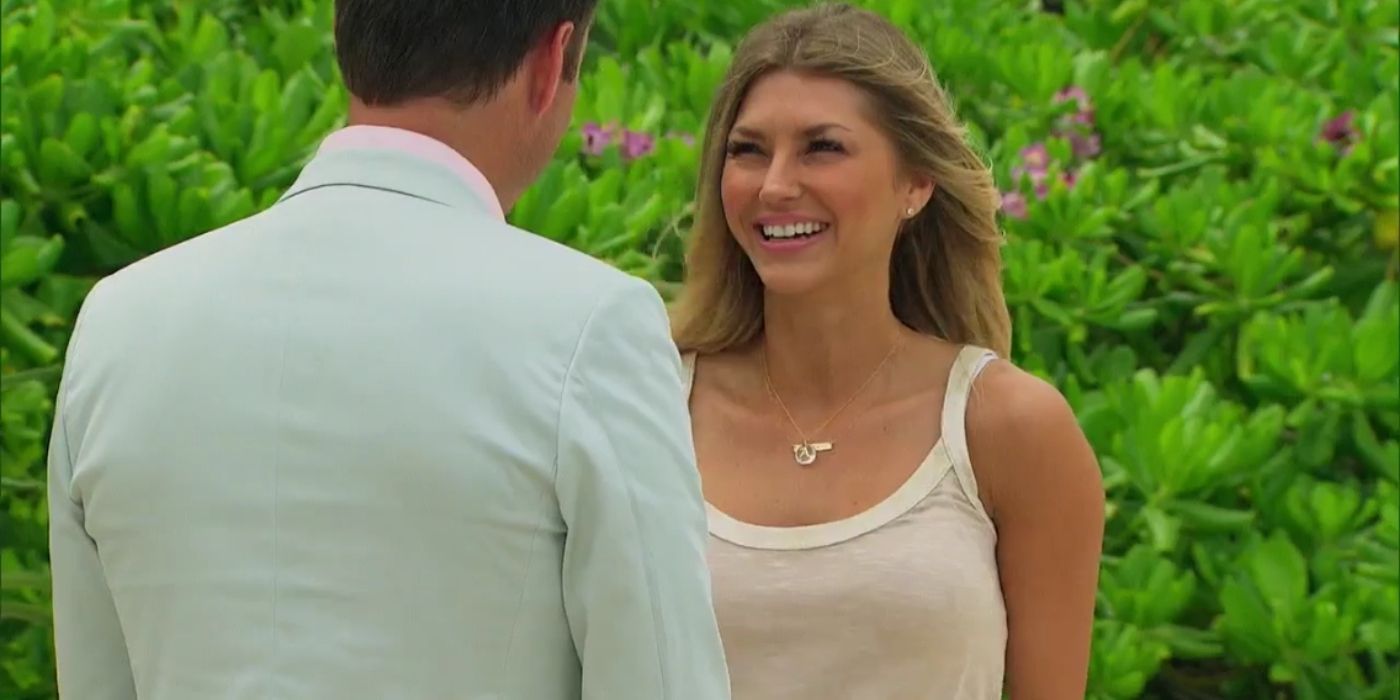 Ashlee Frazier smiling in Bachelor in Paradise