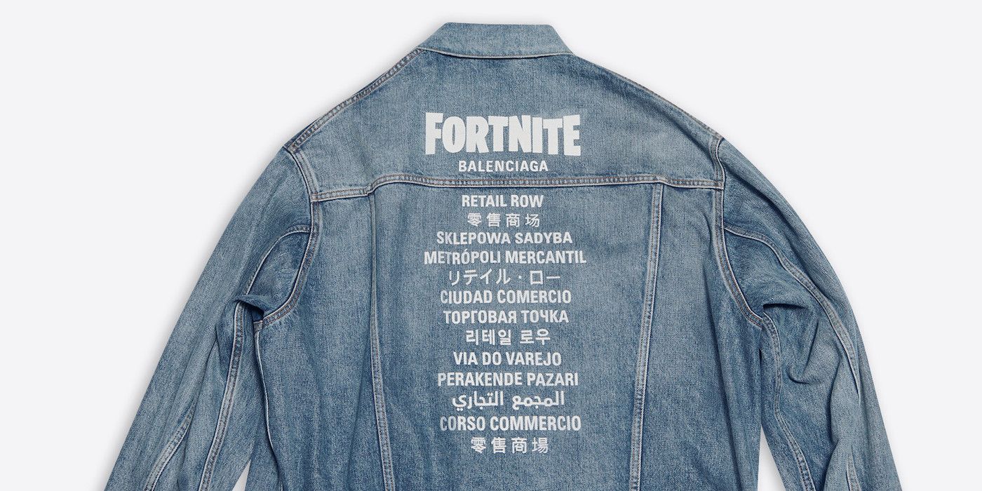 Balenciaga reveals $1,300 Fortnite denim jacket