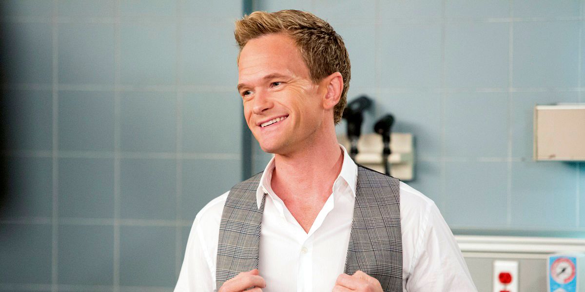 Barney Stinson smiling in How I Met Your Mother.