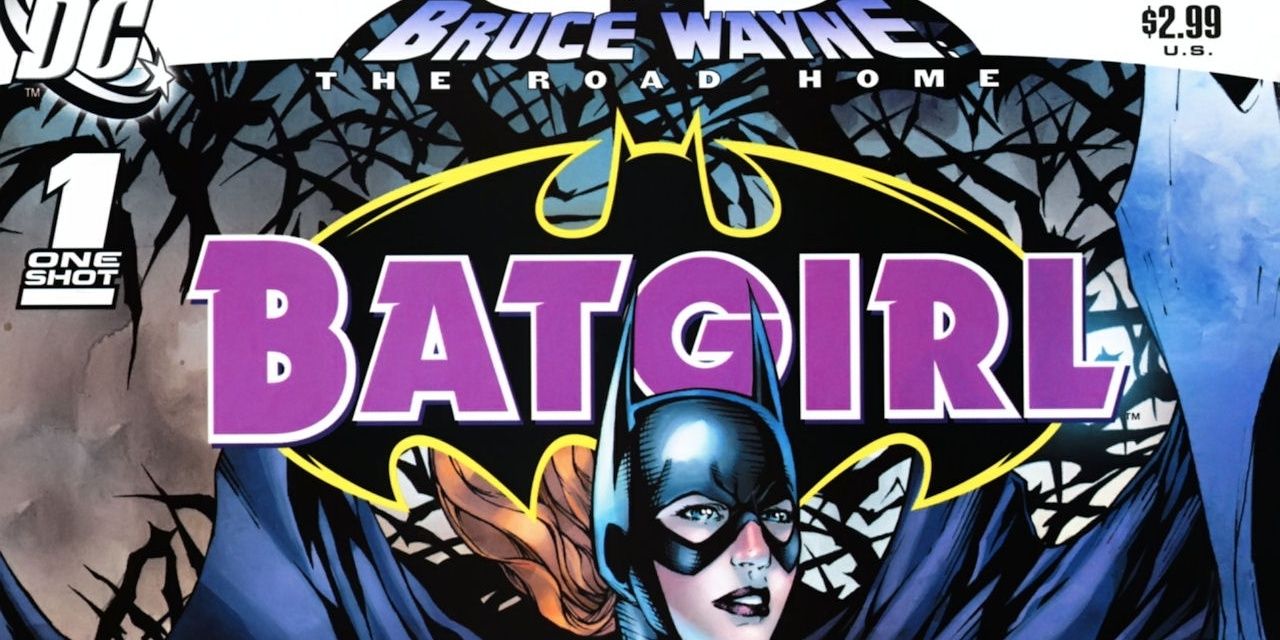 Batgirl on the cover of Bruce Wayne The Road Home