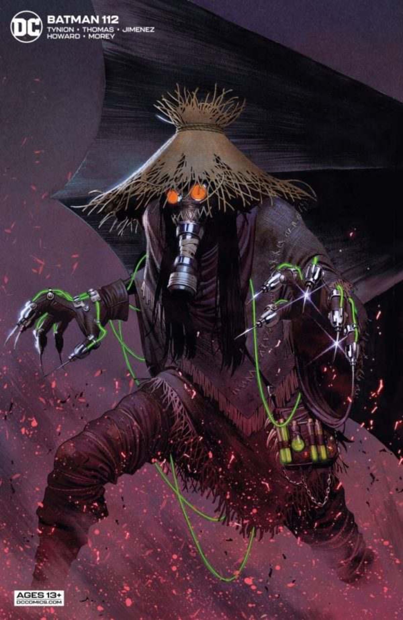 Batman 112 variant featuring the Scarecrow