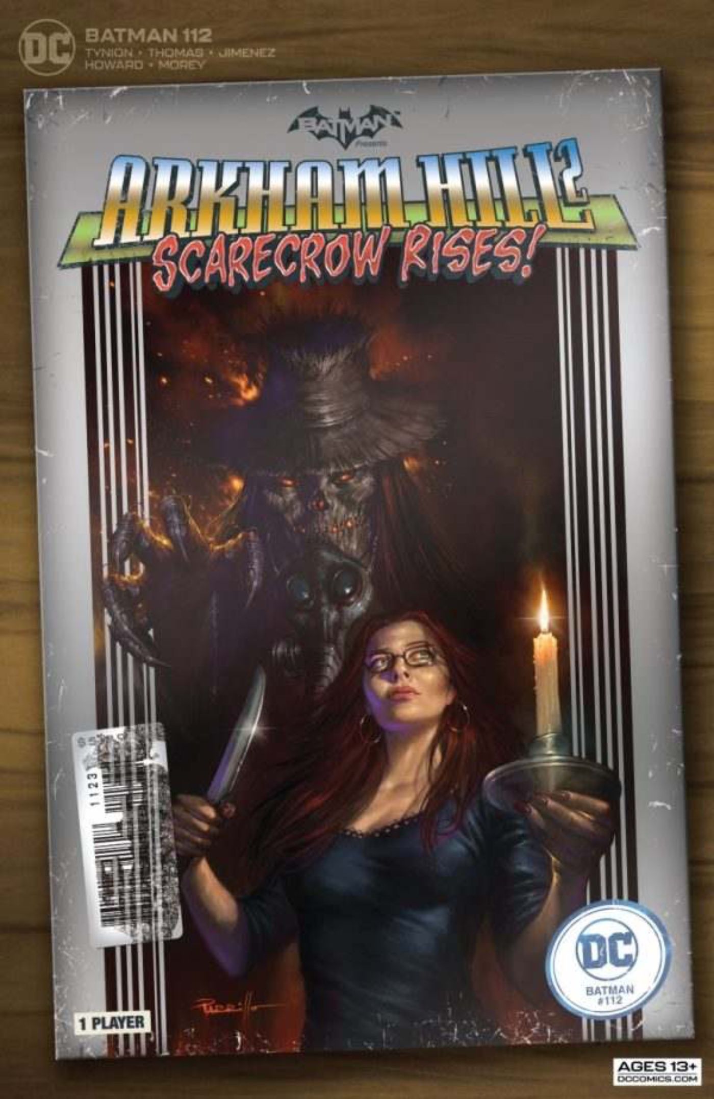 Batman 112 variant as a homage to Silent Hill games
