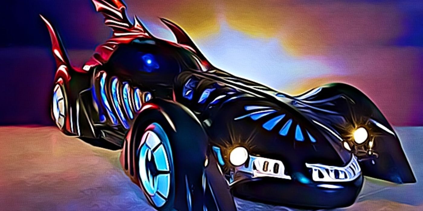 The Batman Forever Batmobile may look snazzy, but wouldn't be very handy in a fire fight