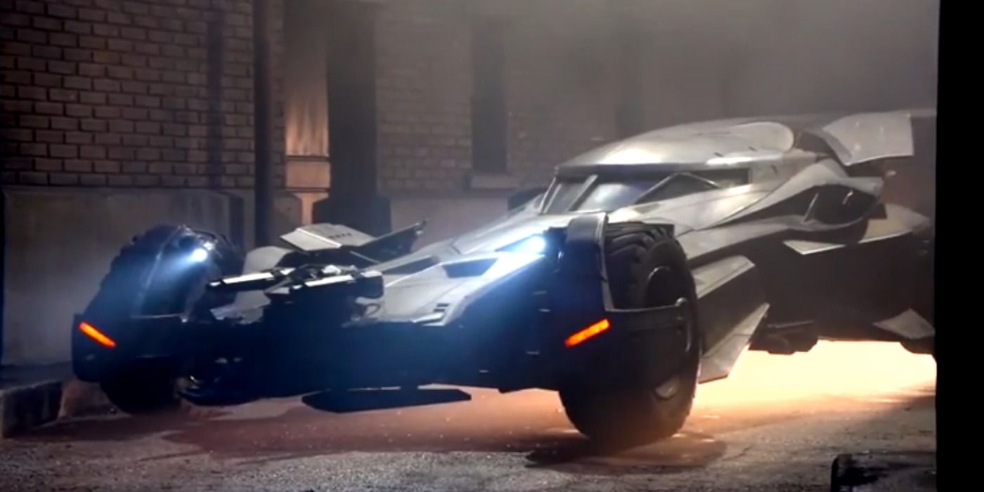 The BVS Batmobile takes inspiration from Dark Knight Returns