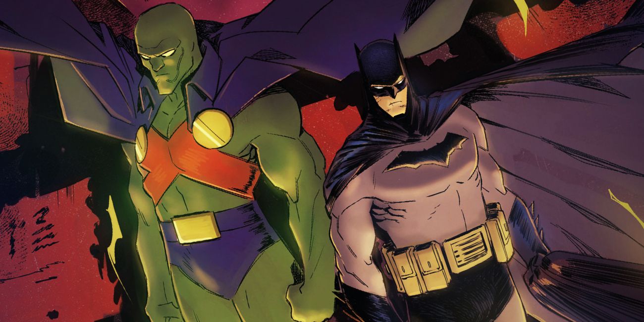 Batman and Martian Manhunter Legends Art