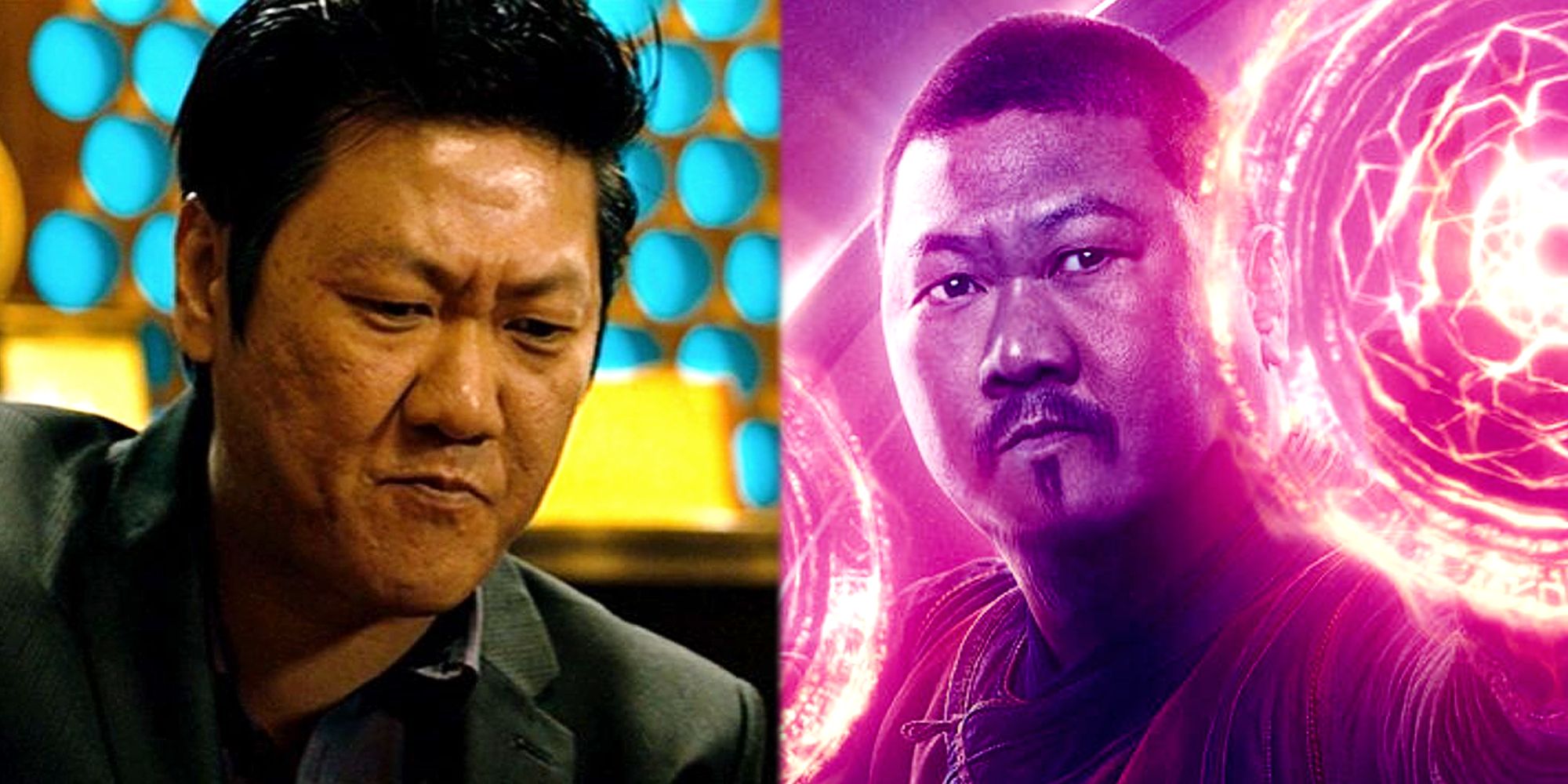 Benedict Wong as Mr Kim in Kick-Ass 2 and Wong in the MCU