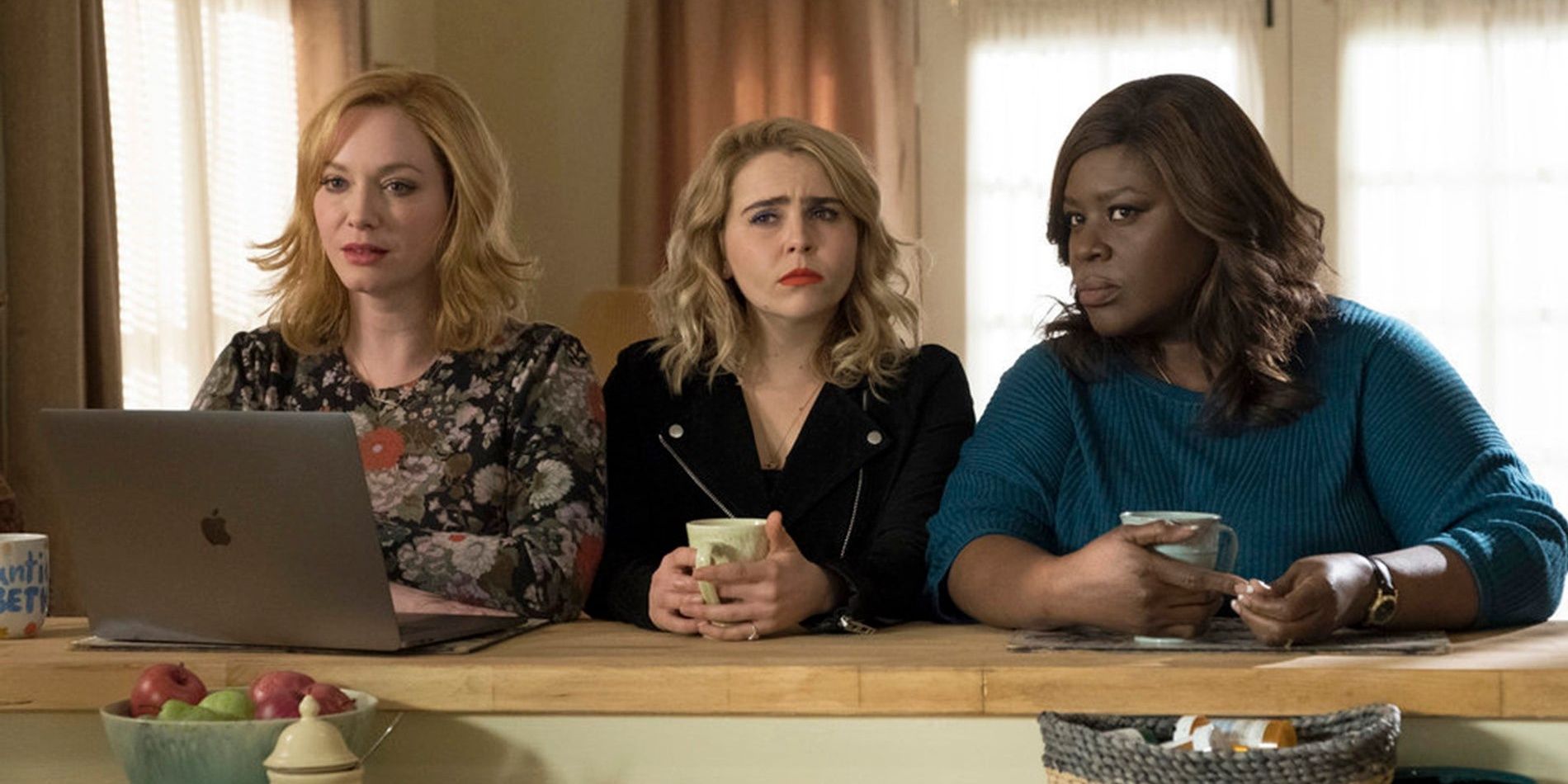 Beth, Annie and Ruby discuss ways to pay for the kidney surgery in Good Girls