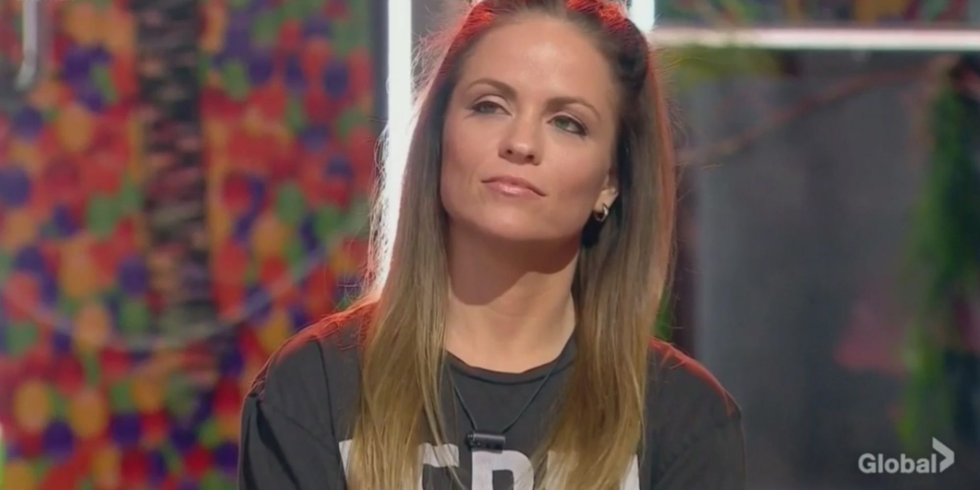 Tera looking serious during Big Brother Canada