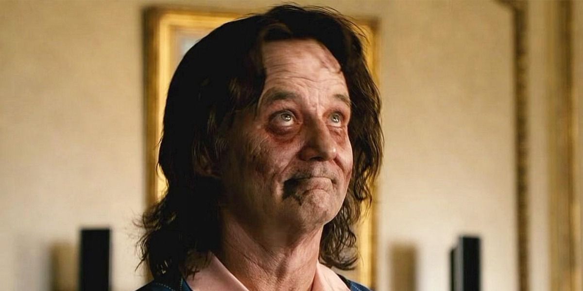 Bill Murray as a zombie in Zombieland