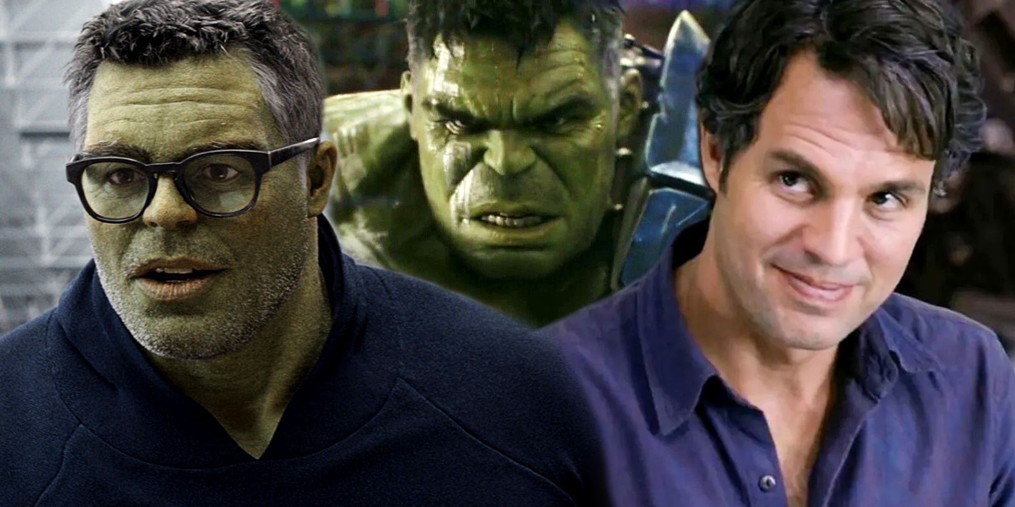 Bruce Banner, Hulk, and Smart Hulk in the MCU