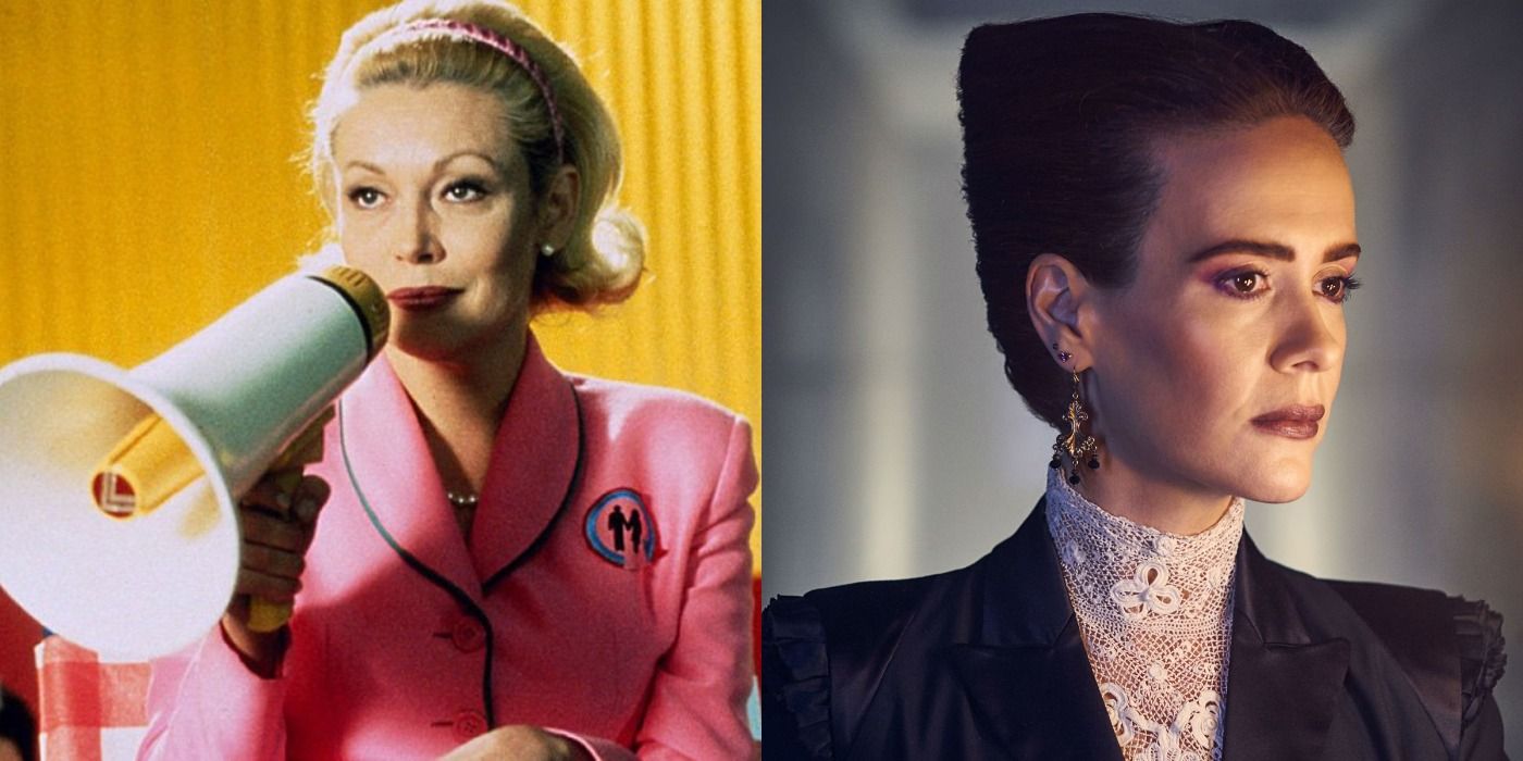 Split image showing Cathy Moriarty in But I&rsquo;m a Cheerleader, and Sarah Paulson