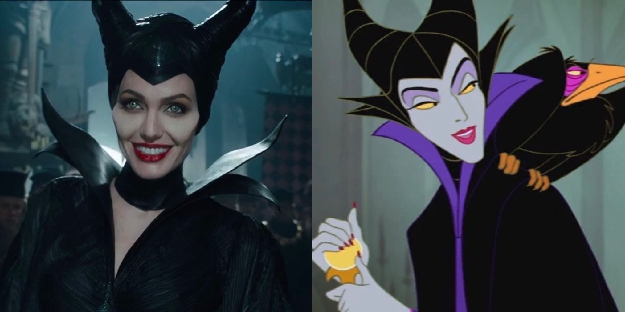 Maleficent Live-Action and Animated