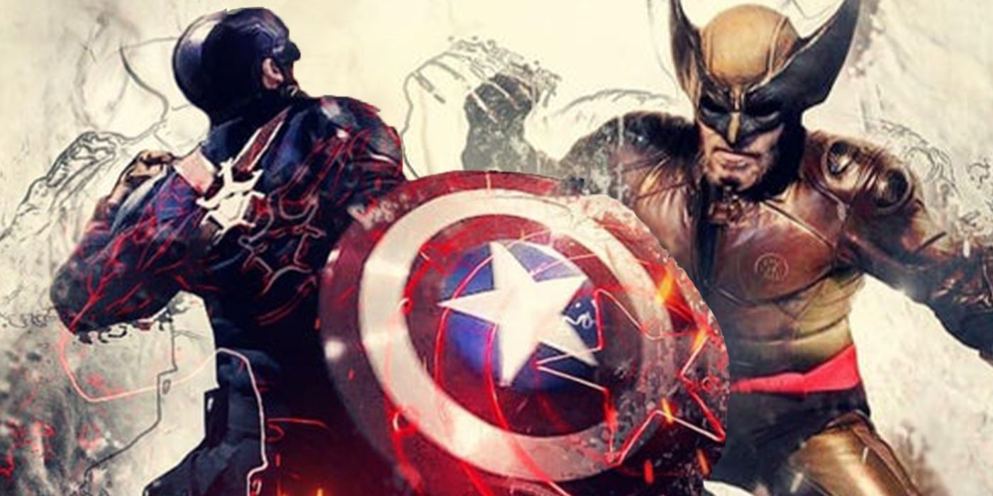 Wolverine and Captain America's Epic Battle Recreated by Two Cosplayers