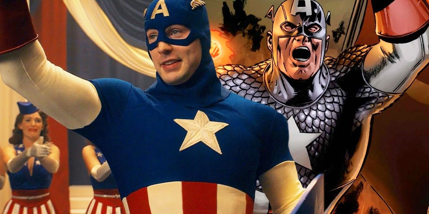 Captain America Costume Comic Accurate Spangles