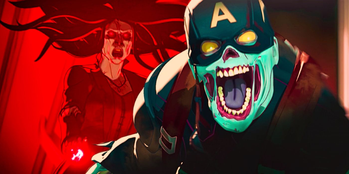 Captain America and Scarlet Witch Zombies in What If