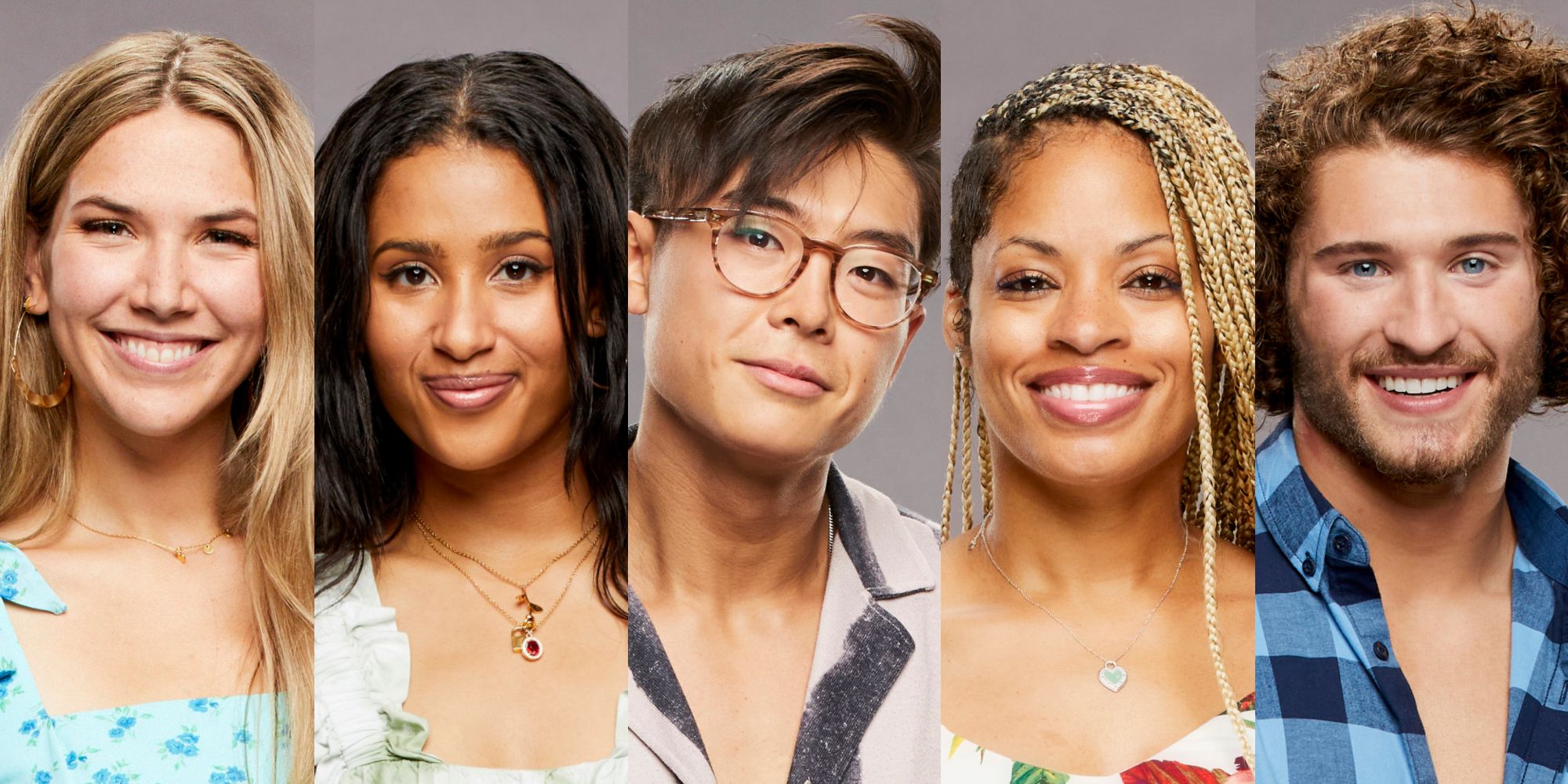 Claire Rehfuss, Hannah Chaddha, Derek Xiao, Tiffany Mitchell, and Christian Birkenberger on Big Brother 23