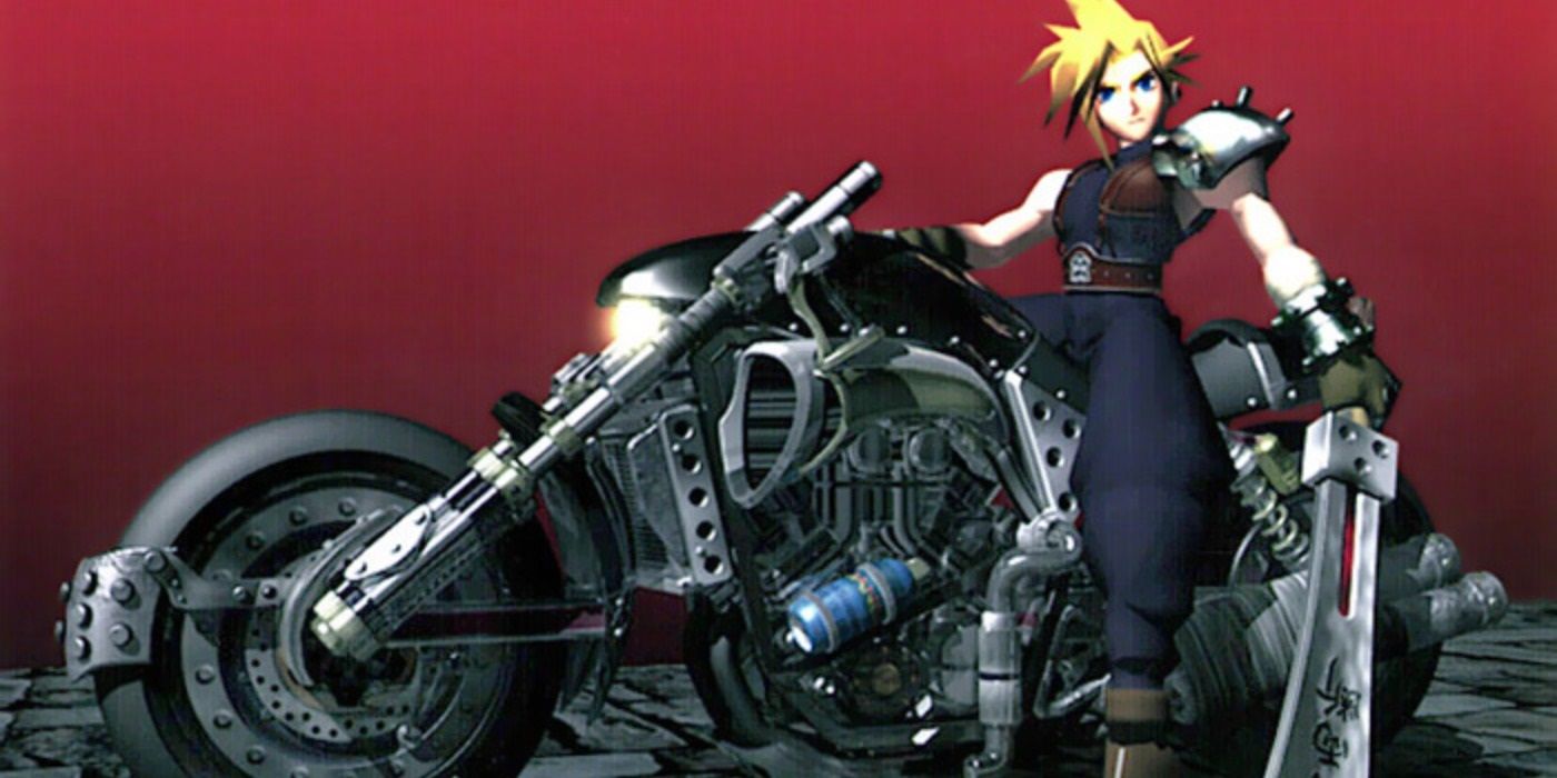 Cloud Final Fantasy 7 Motorcycle