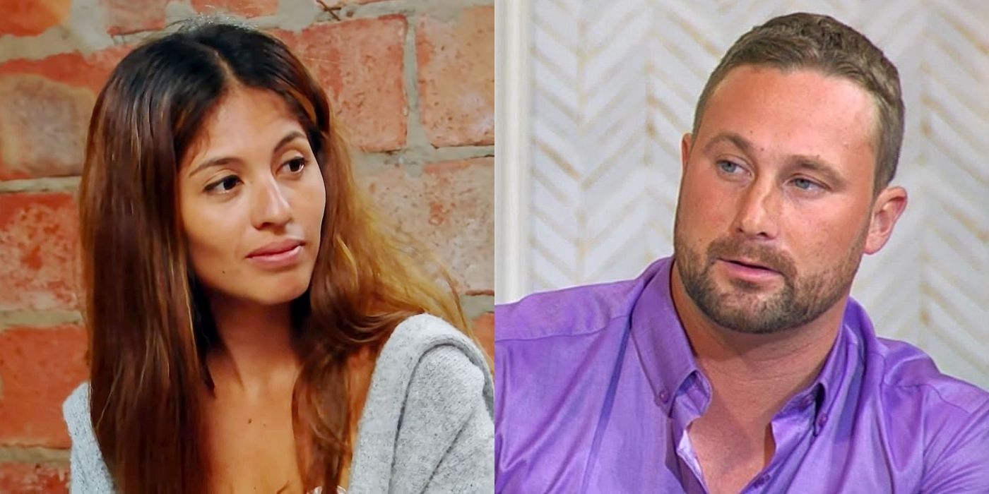 Corey Rathgeber-Evelin Villegas-Weddding-old-dress- 90 Day Fiance