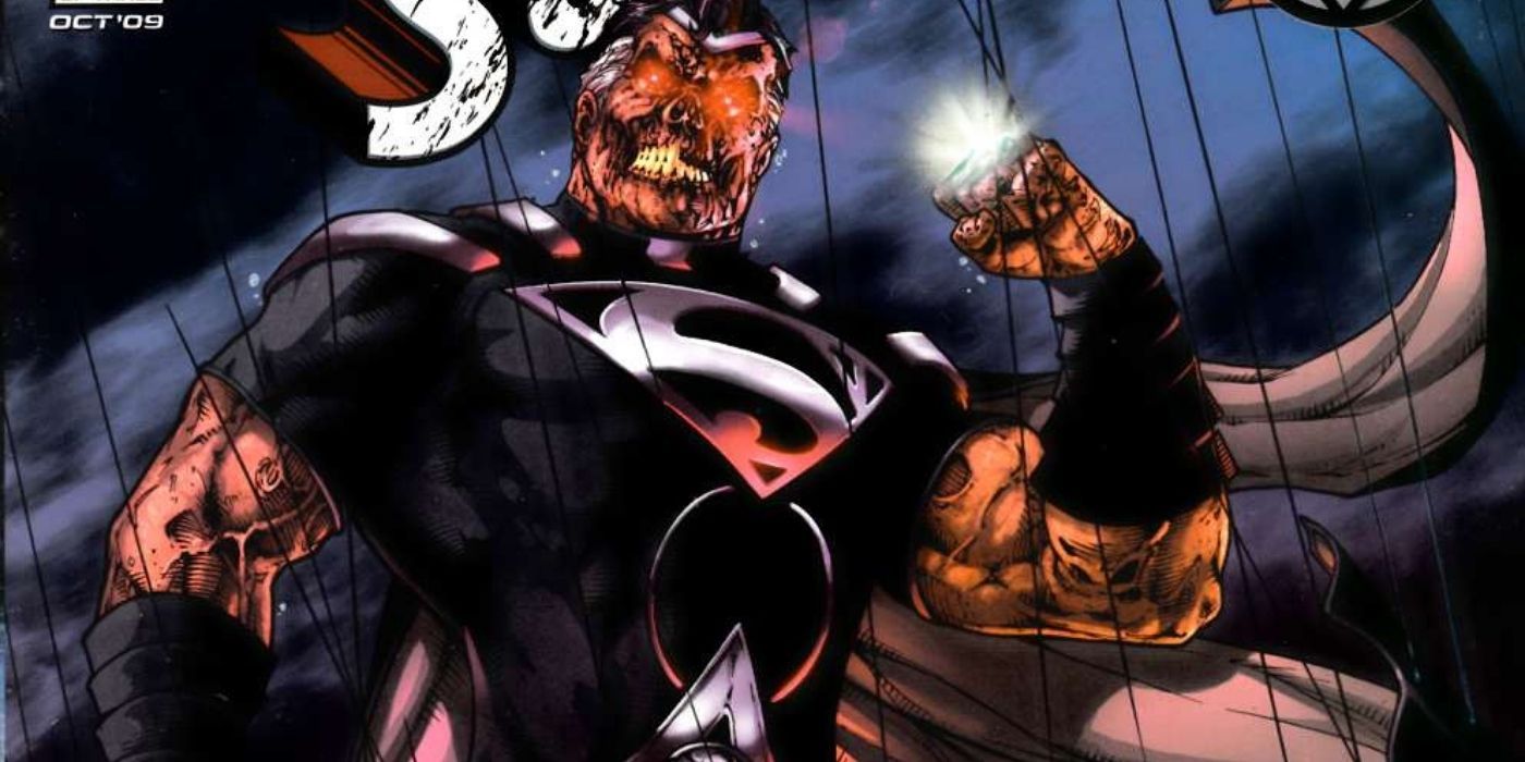 Black Superman in DC's Blackest Night