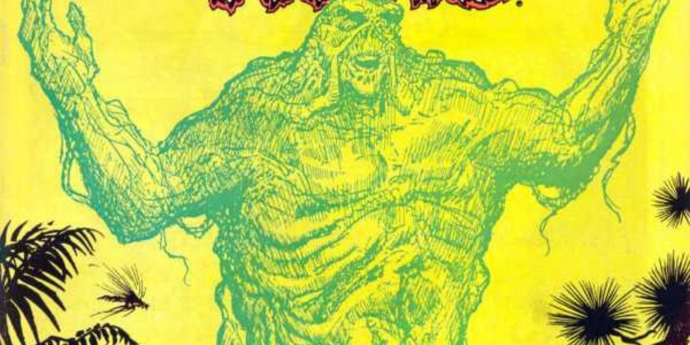 Swamp Thing looking angry in DC Comics