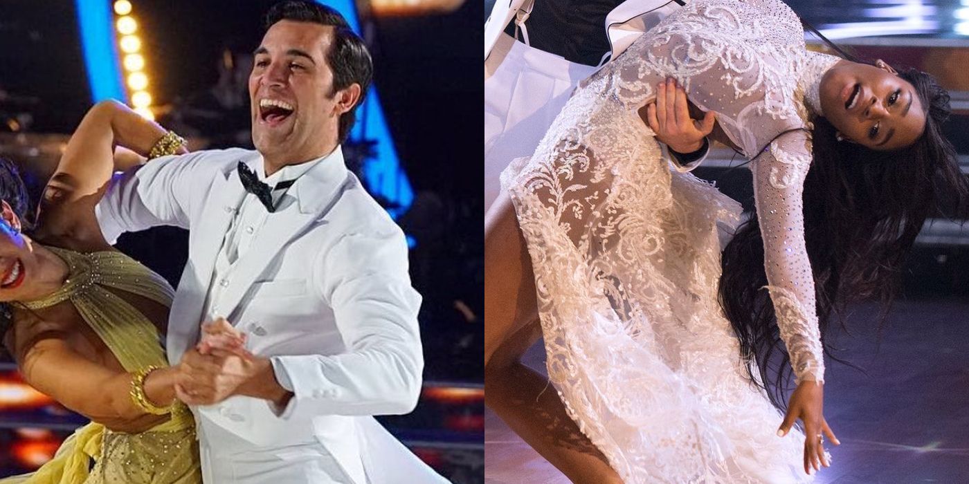 Split image: Juan Pablo di Pace and Normani dancing on Dancing With the Stars