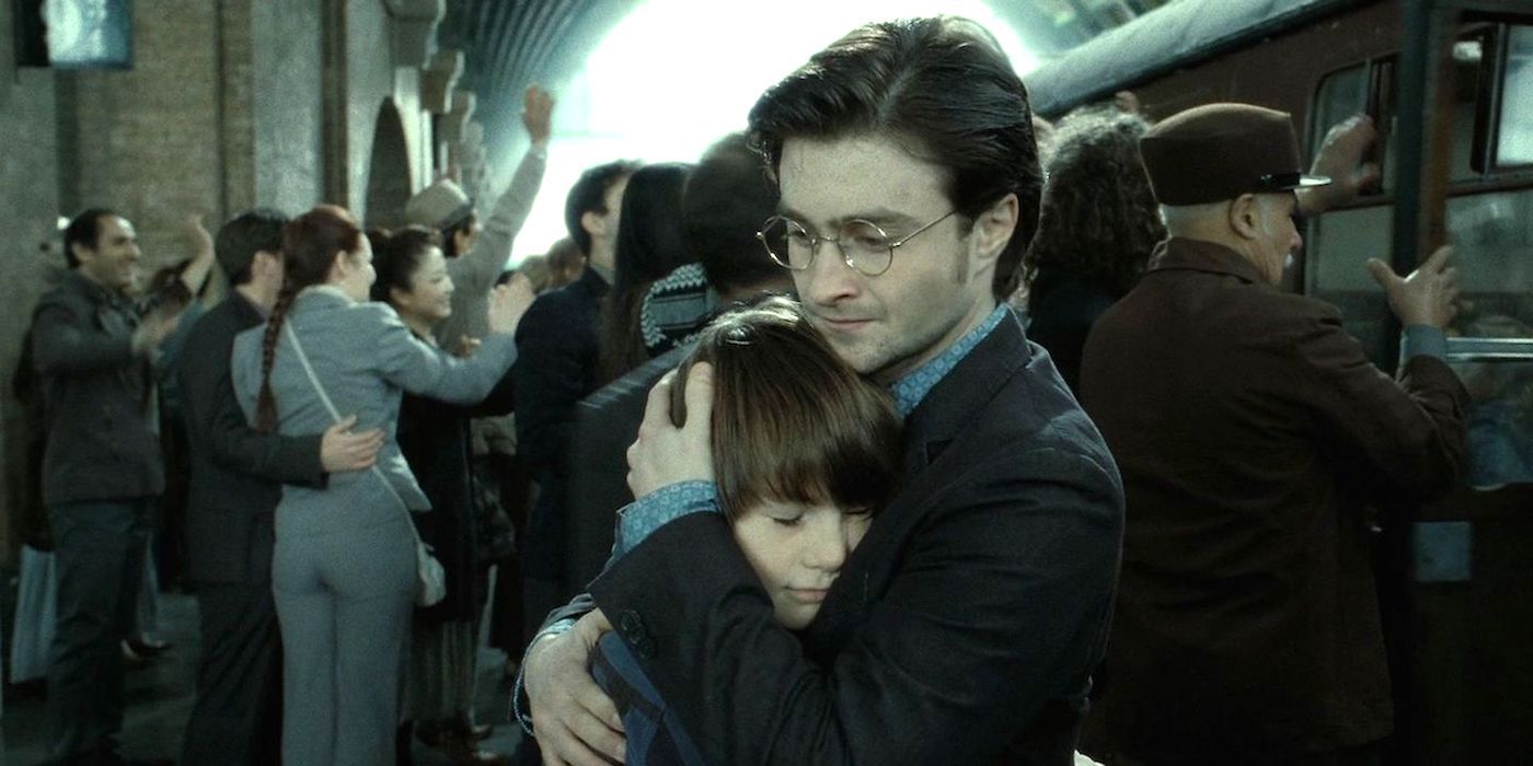 Daniel Radcliffe as Harry Potter in Deathly Hallows Part 2