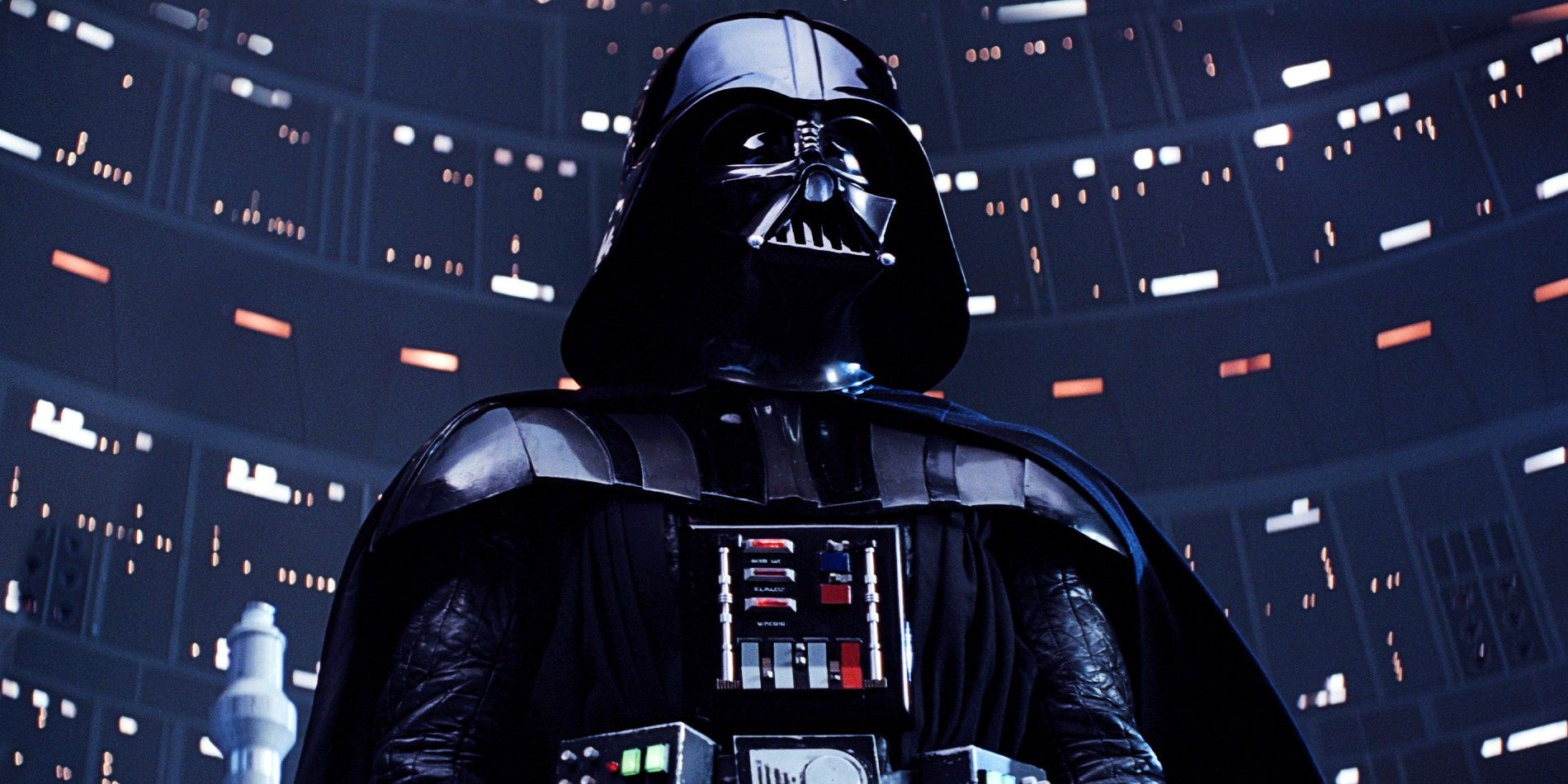 Darth Vader looking out in Star Wars: The Empire Strikes Back