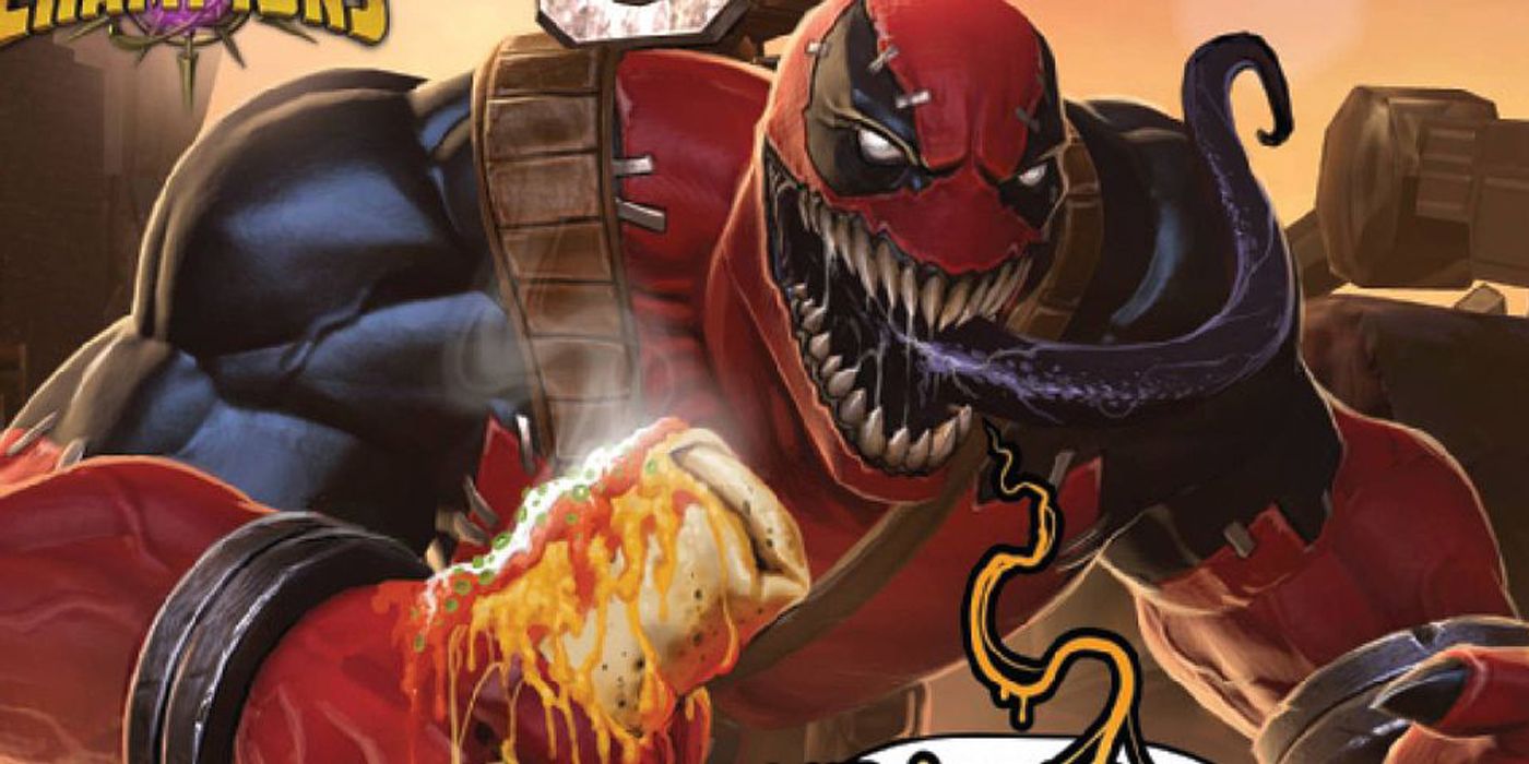 Deadpool merged with Venom in Marvel Comics.