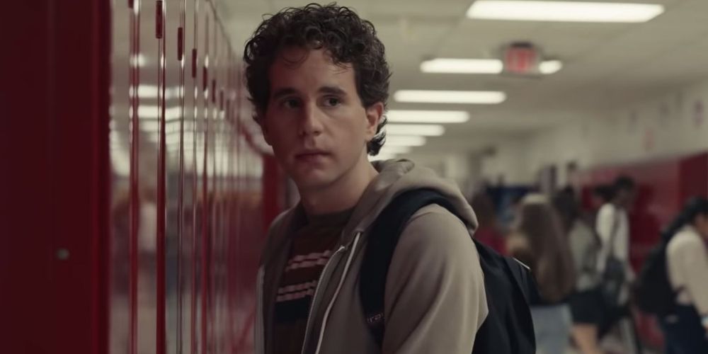 Evan stands by his locker in Dear Evan Hansen