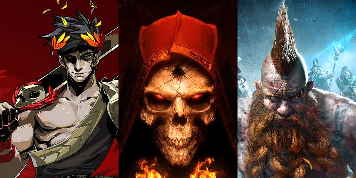 Split image of Hades, Diablo II and Warhammer: Chaos Bane