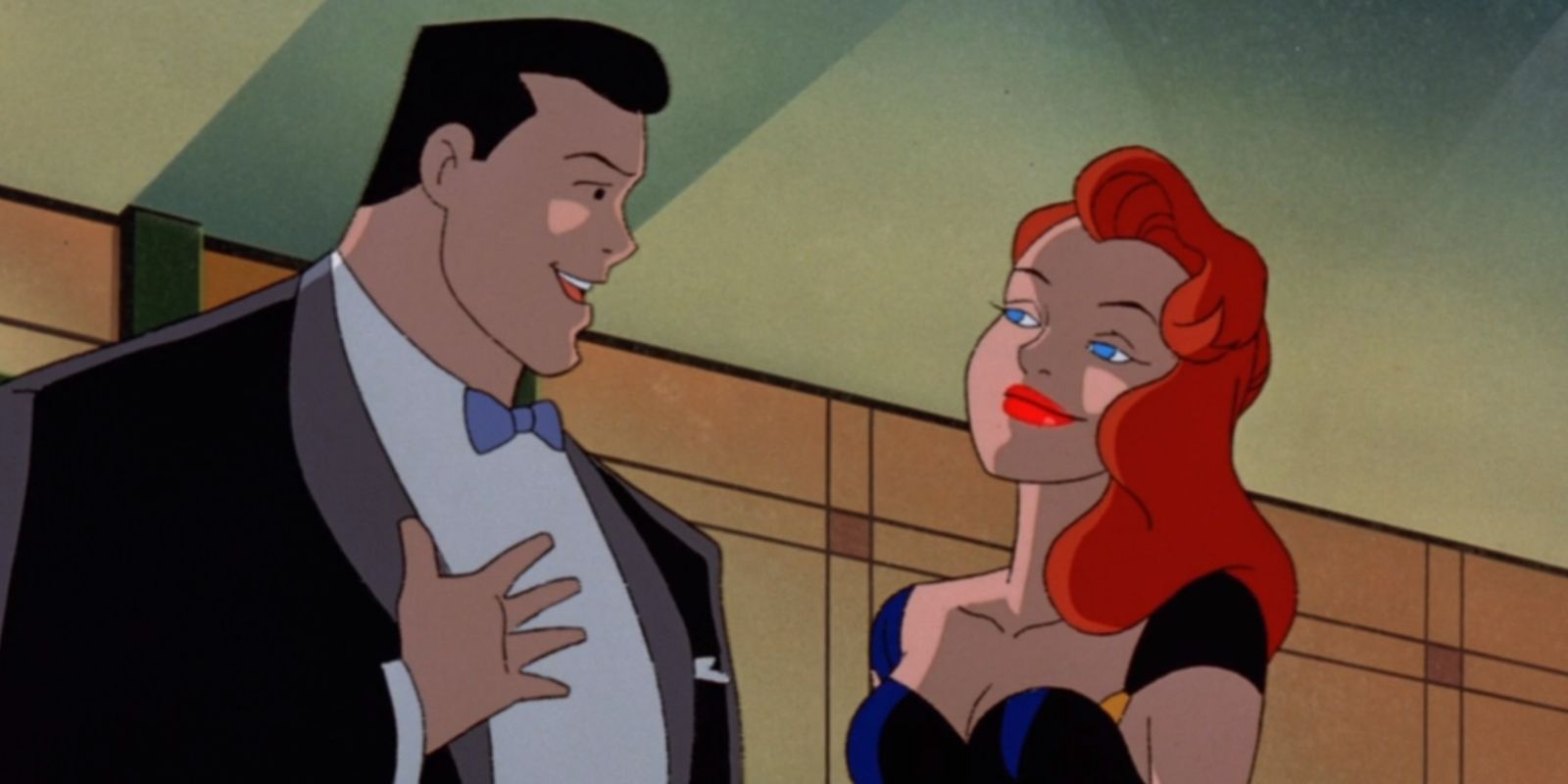 Dick Grayson with Barbara Gordon in Batman &amp; Mr Freeze: Sub-Zero