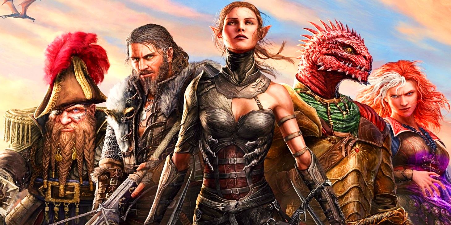 The romance option characters on display from Divinity Original Sin