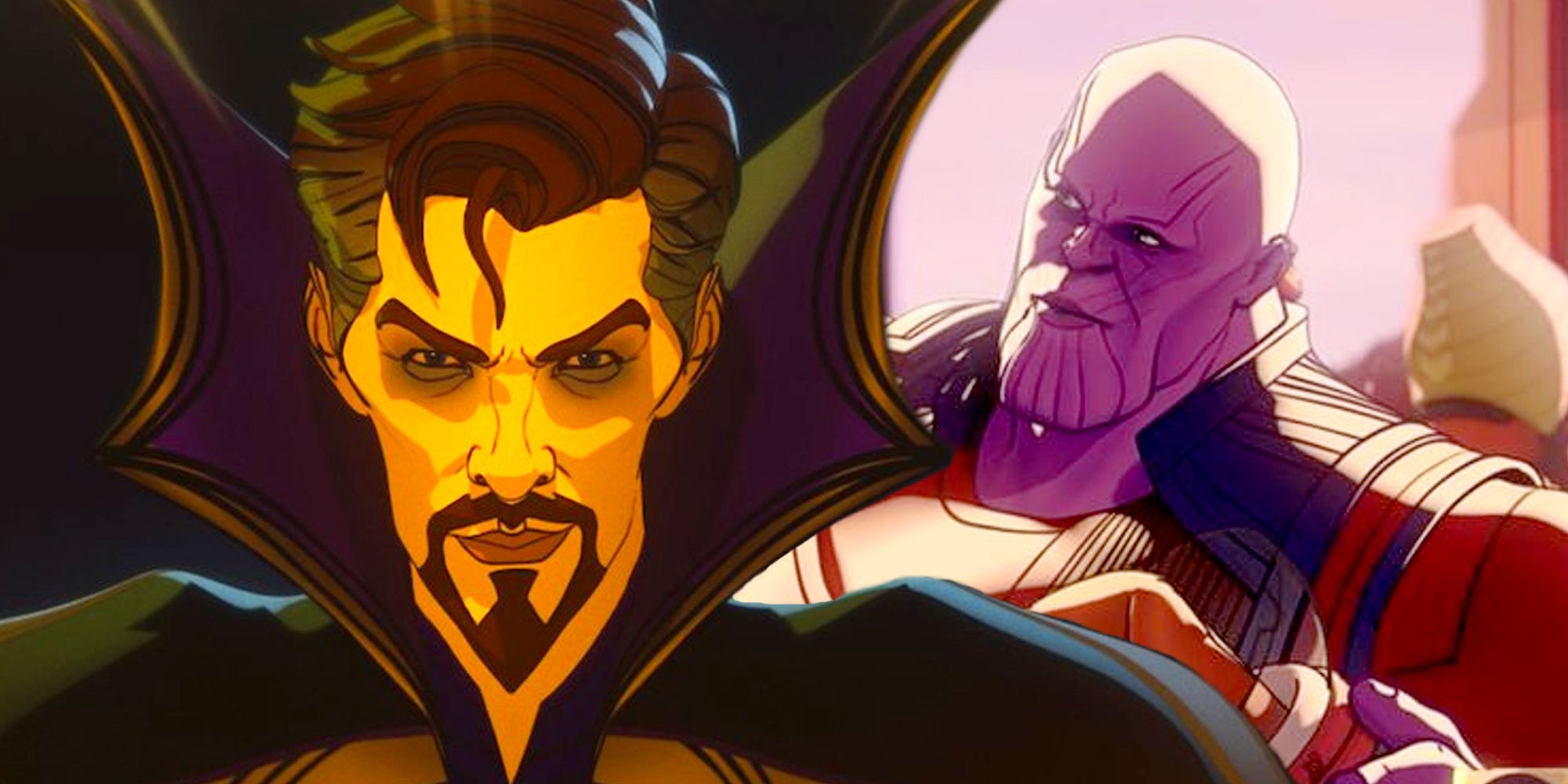 Doctor Strange Supreme and Thanos in Marvel&rsquo;s What If