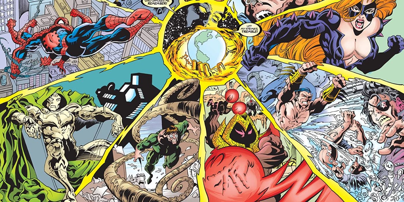 Doctor Strange fuses with Man-Thing in a reality in Multiverse of Marvel Comics.