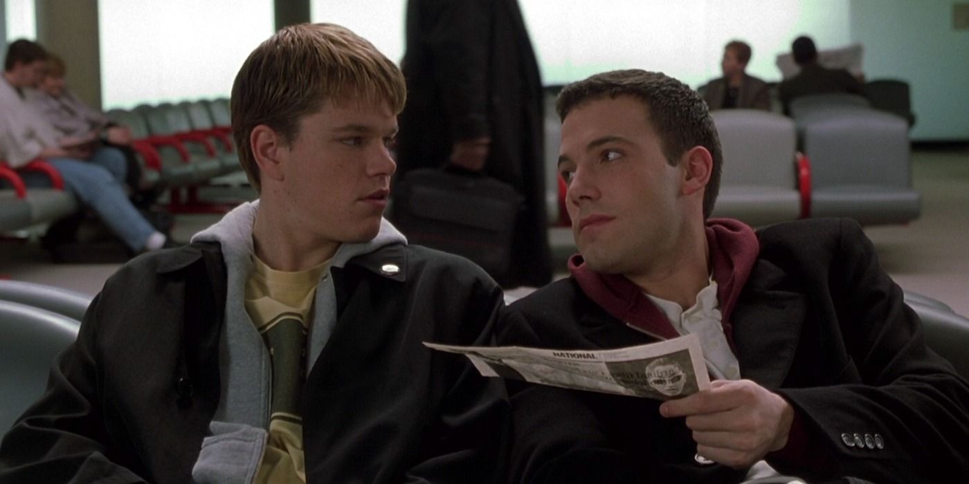 Loki and Bartleby have a conversation in an airport in Dogma