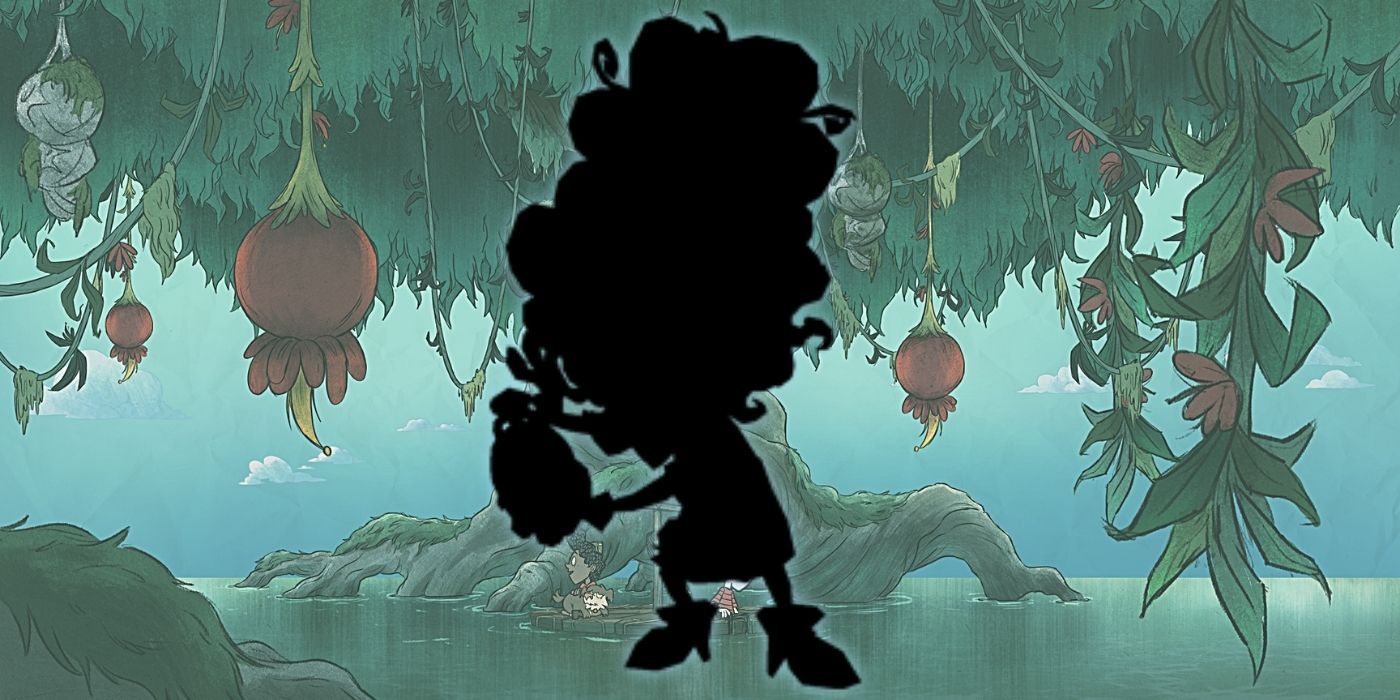 The silhouette of Wanda in Don't Starve Together Waterlogged