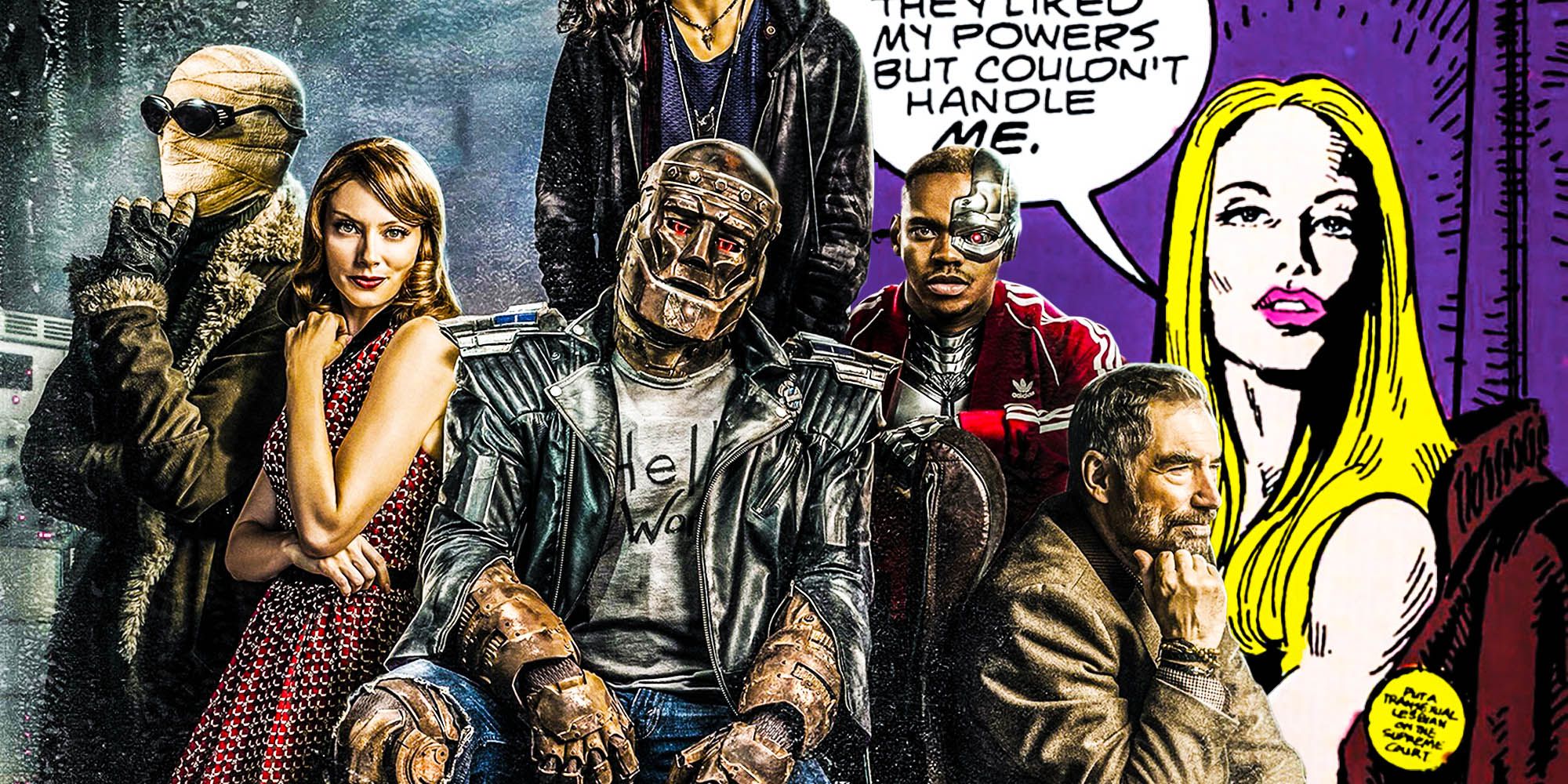 Doom patrol introduce DC first transgender super hero coagula