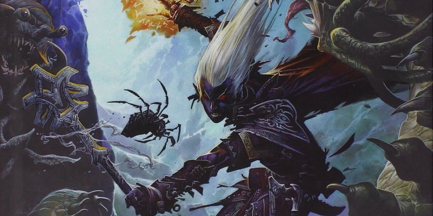 Dungeons &amp; Dragons Drow Wizard Spider Cover