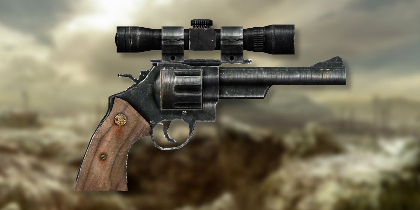 A shot of Callahan's Magnum Revolver from Fallout