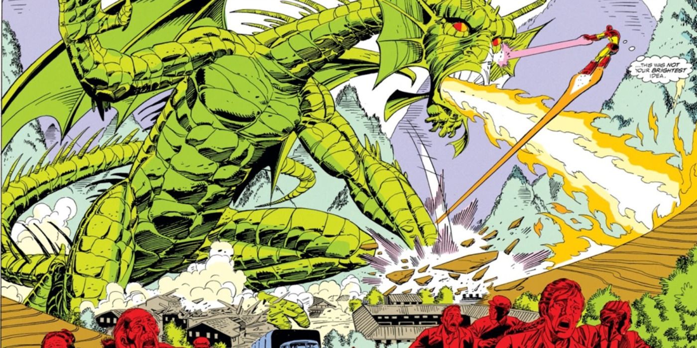 Fin Fang Foom from Iron Man