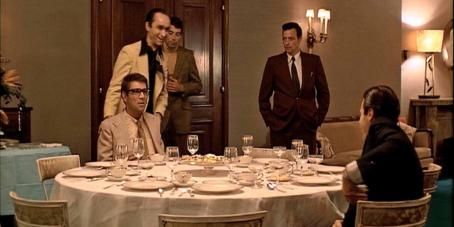 Fredo introduces his brother Michael Corleone to Moe Greene in The Godfather