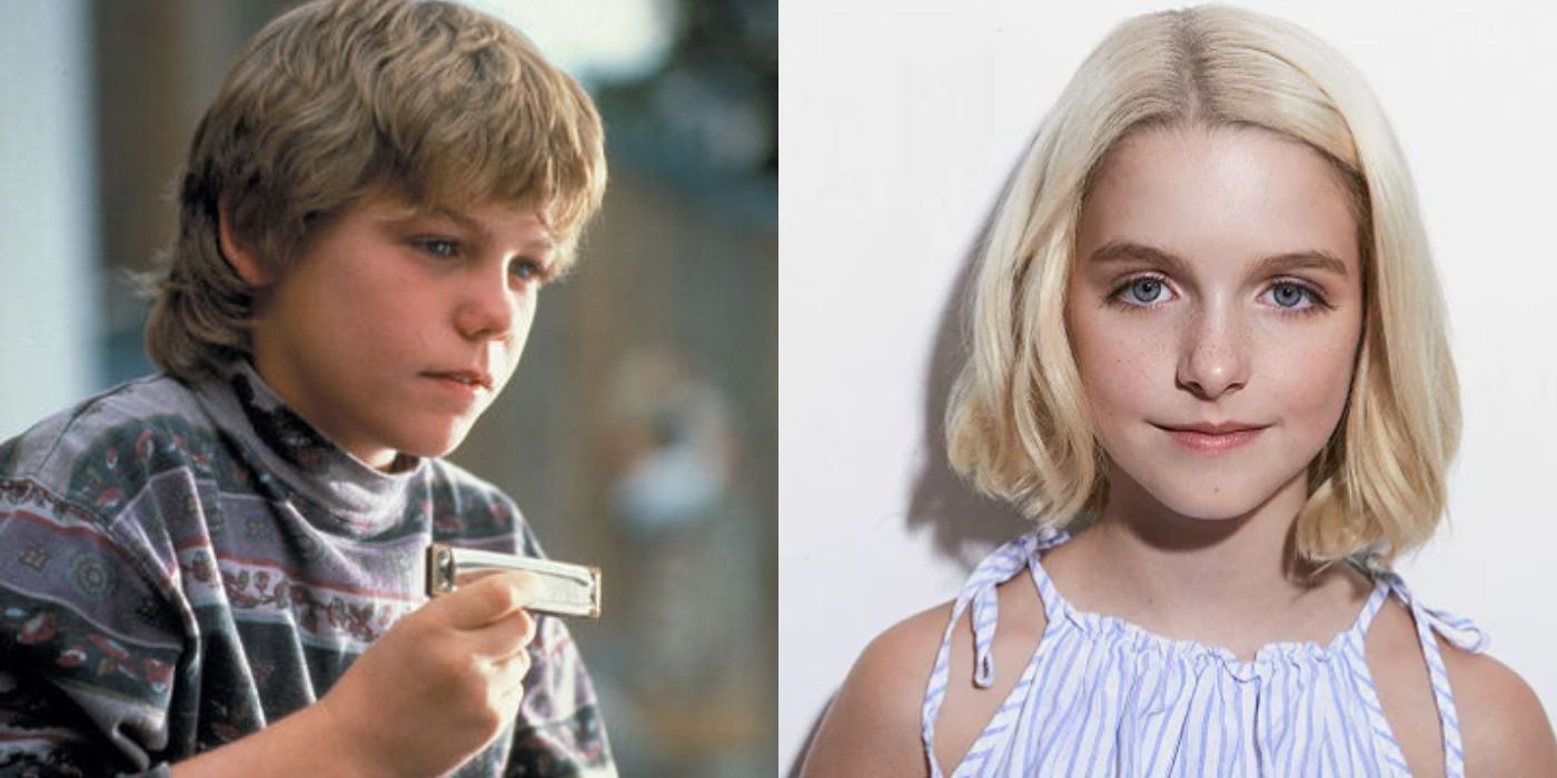 Split image showing Jesse from Free Willy, and actor McKenna Grace