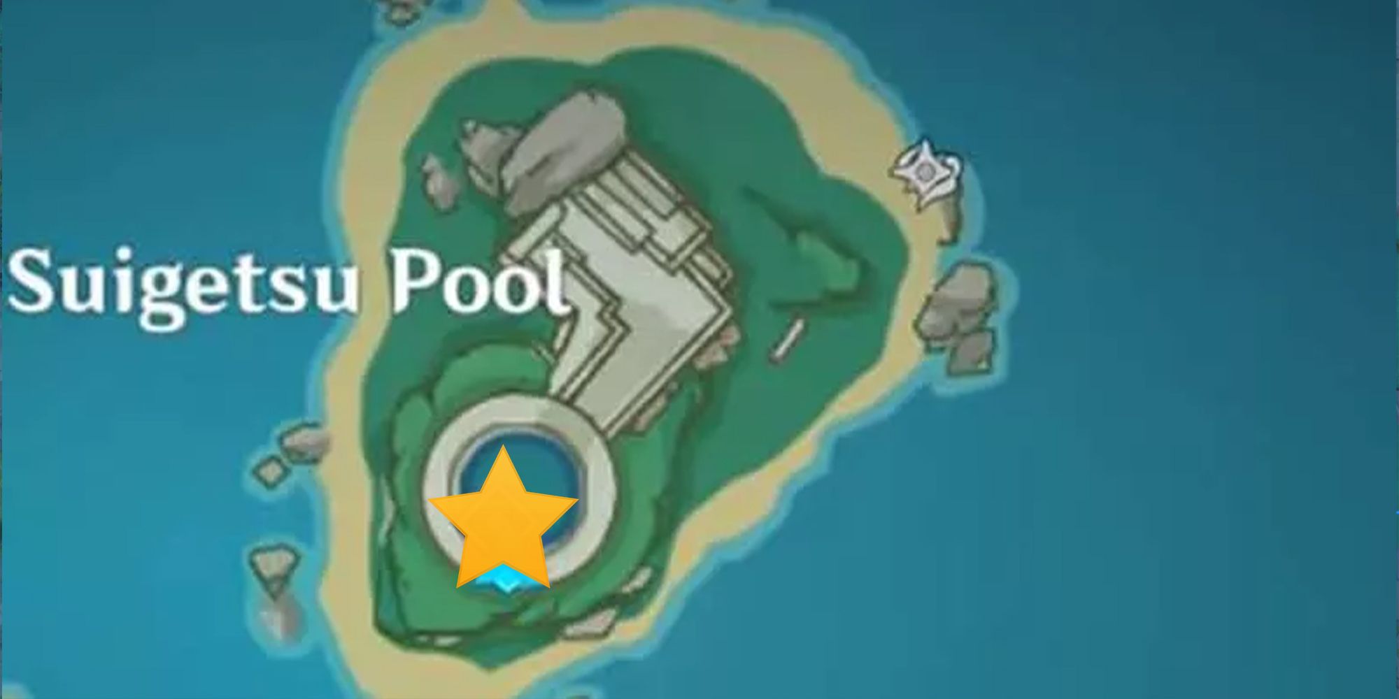 Genshin Impact Palace in a Pool Location.webp