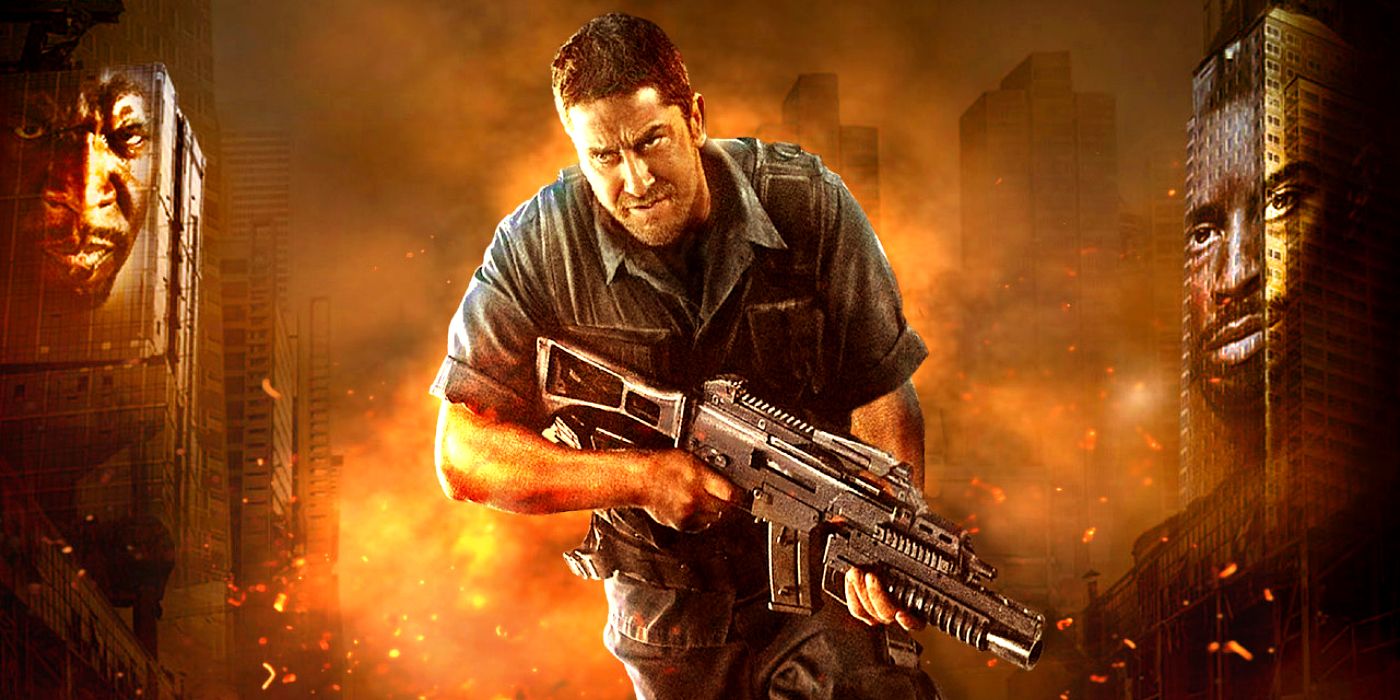 Gamer Who's Playing You Gerard Butler Movie Promo Poster B
