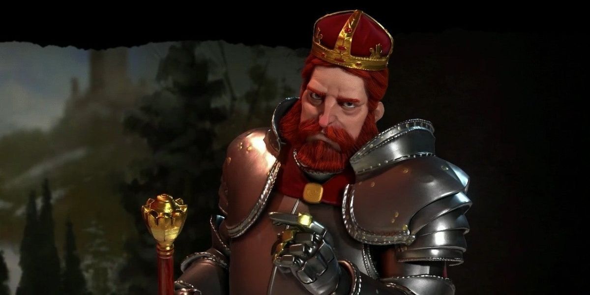 Barbarossa as he appears in Civilization VI.