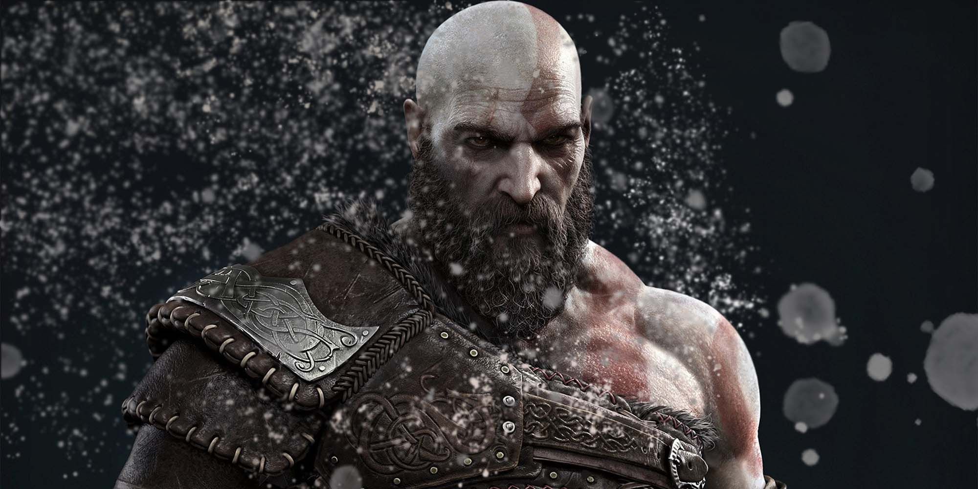 Ashes on Kratos' skin