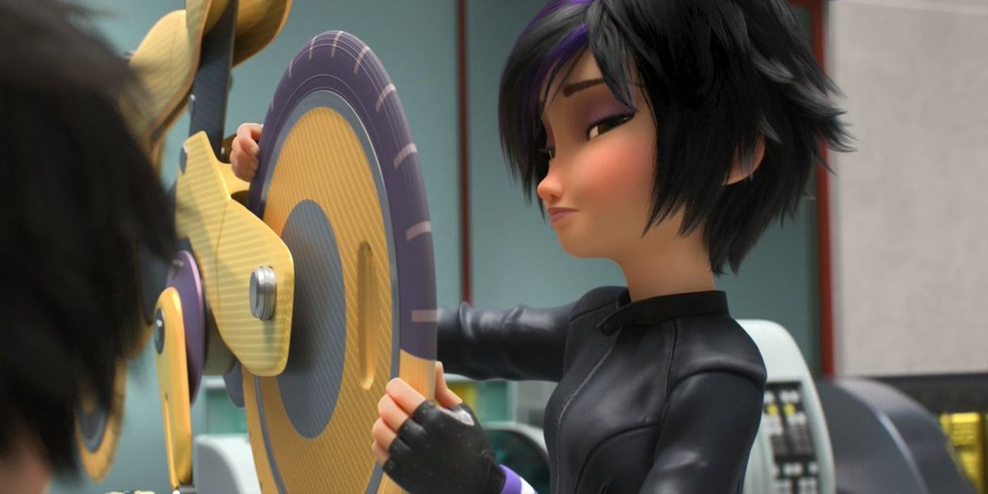 Gogo from Big Hero Six and her bike
