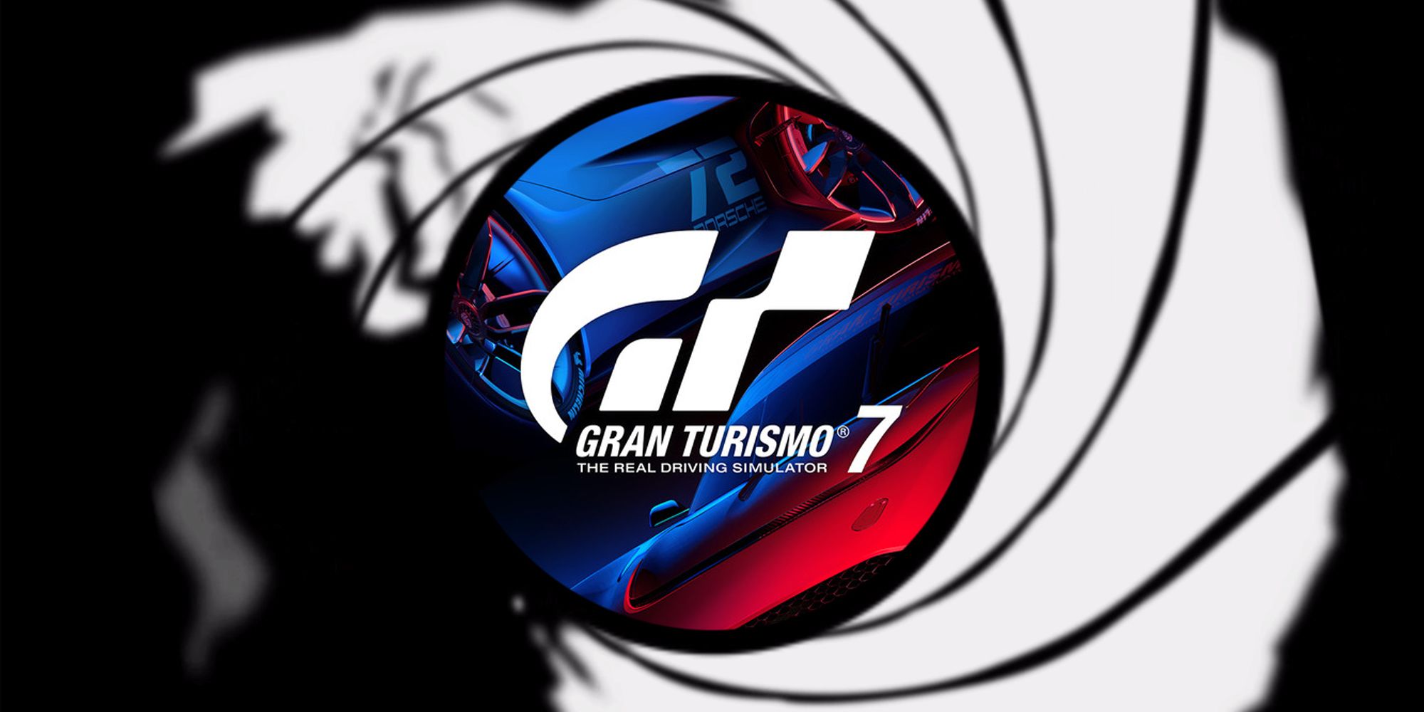 Gran Turismo 7 logo inside the 007 barrel
