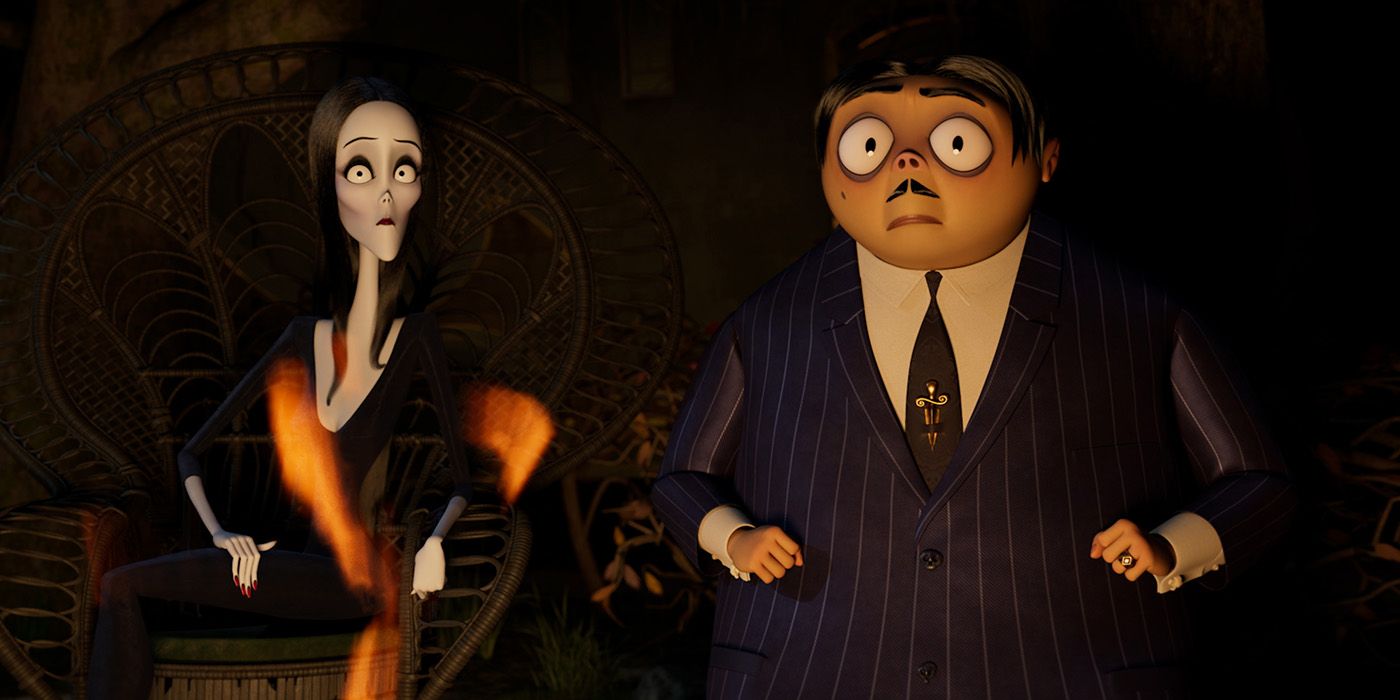 Gomez and Morticia in The Addams Family 2