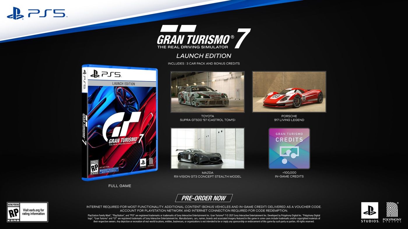 Gran Turismo 7 bonus items